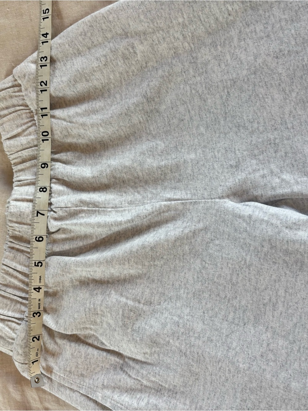Urban Outfitters Wide Leg Elastic Waist Pants in Light Heather Gray - Picture 5 of 9